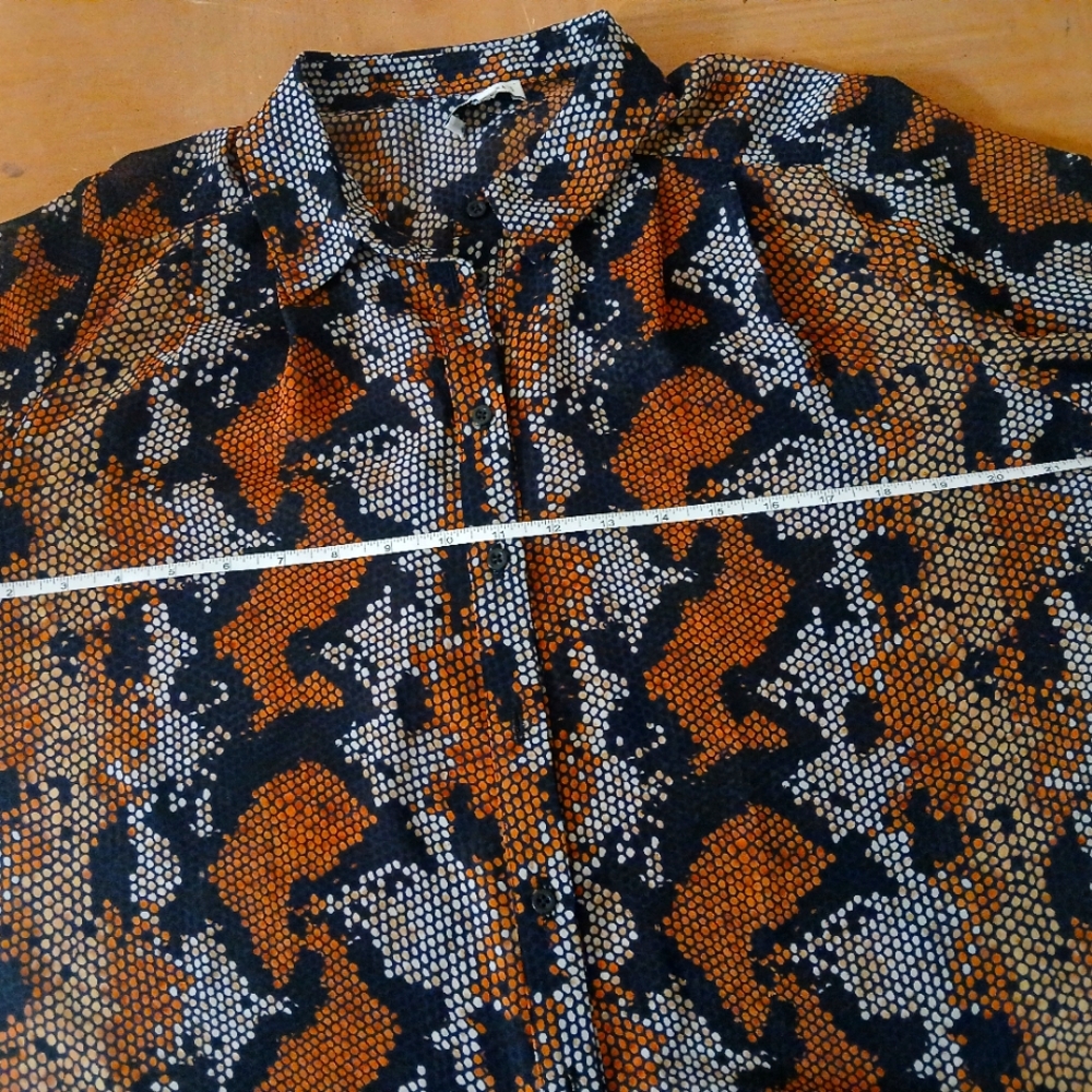 Warehouse Geometric Patterned Top
